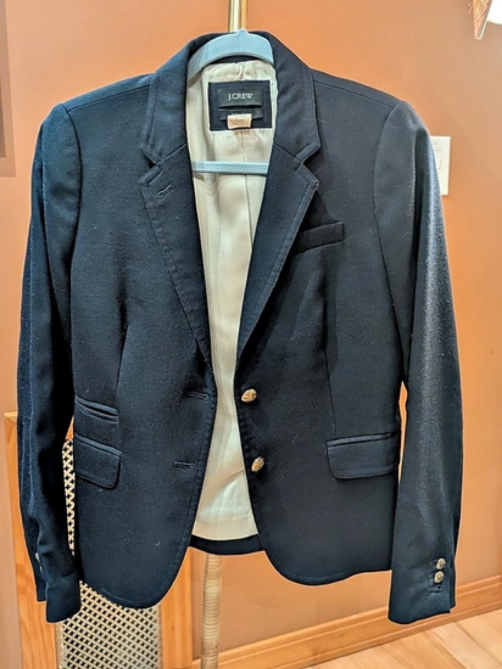 J.Crew Schoolboy Blazer in Black Size 6